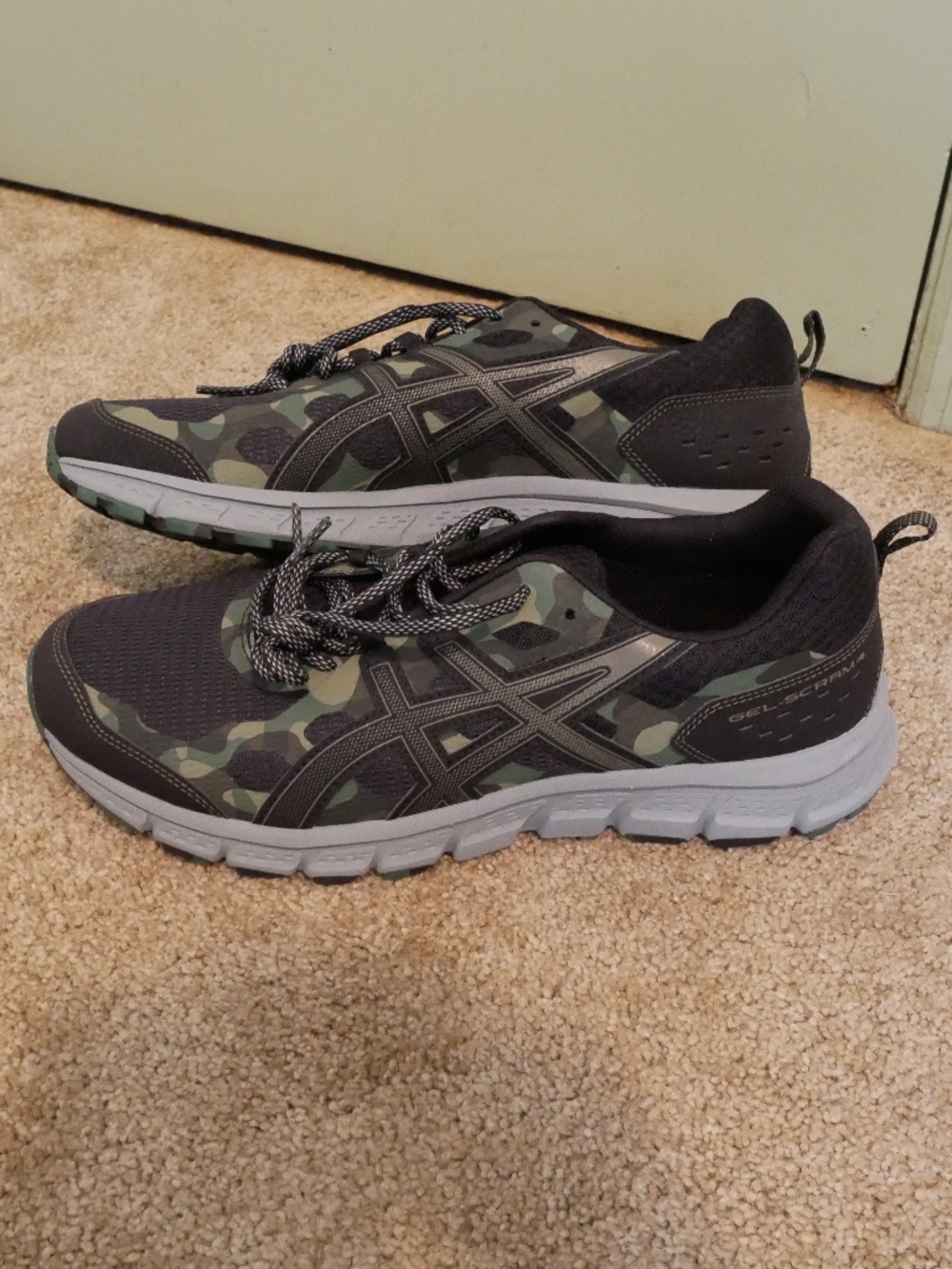 ASICS Mens Gel-Scram 4 'Camo' Running Shoes NWOT~